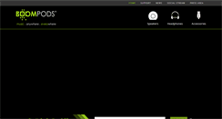 Desktop Screenshot of boompods.com